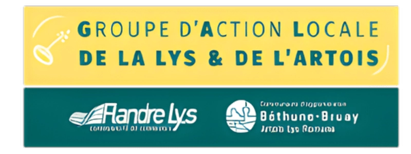 Logo Groupe d'action locale de la Lys et de l'Artois