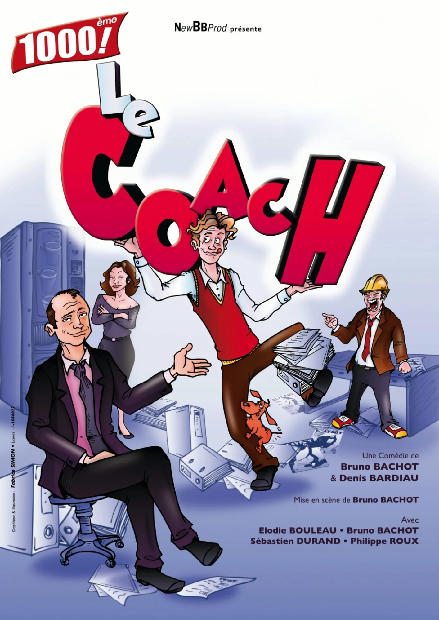 AFFICHE Le Coach