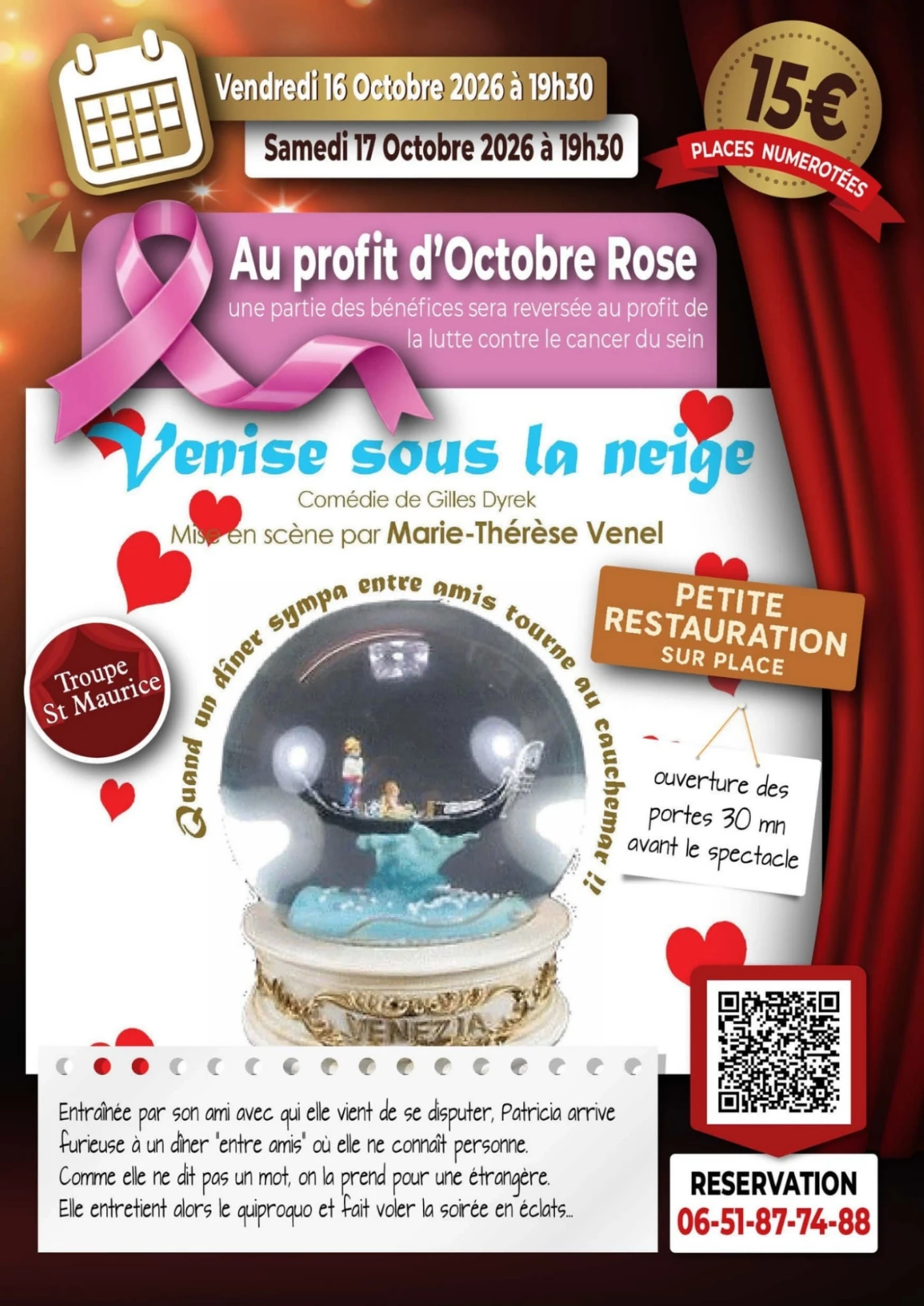 Affiche Venise sous le Neige