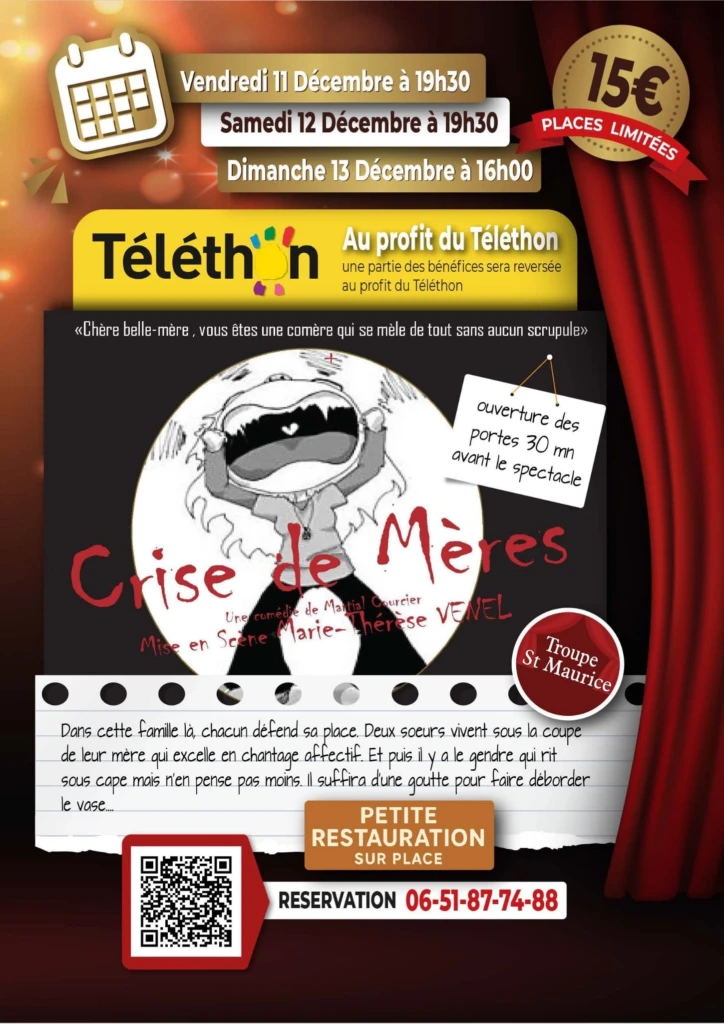 Affiche Crise de mère - Théâtre St Maurice